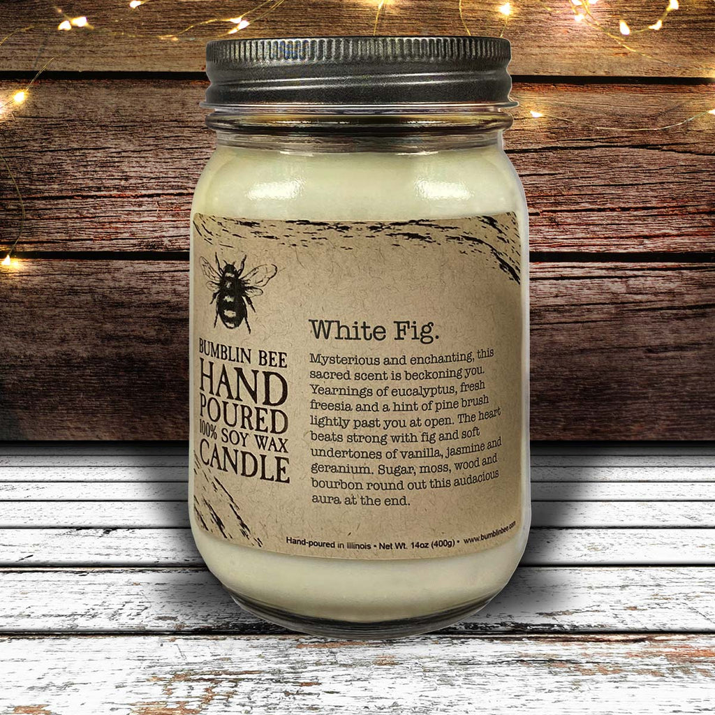 White Fig Highly Scented Soy Wax Candle & Melts