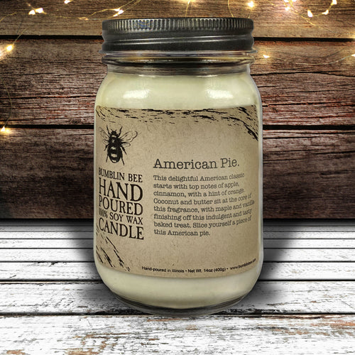 14 ounce Soy Wax Mason Jar Candle
