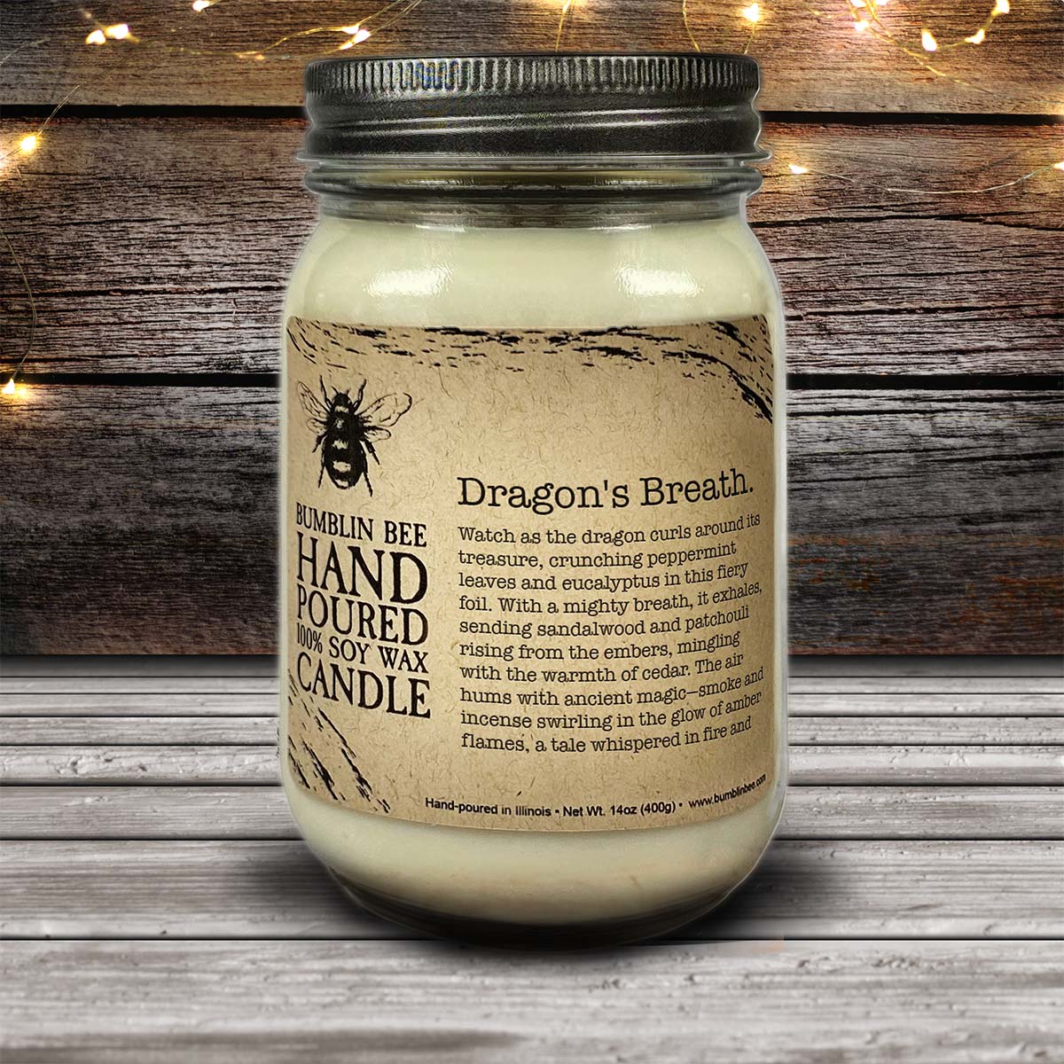 Dragon's Breath Highly Scented Soy Wax Candle & Melts