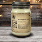 Eucalyptus & Jade Highly Scented Soy Wax Candle & Melts