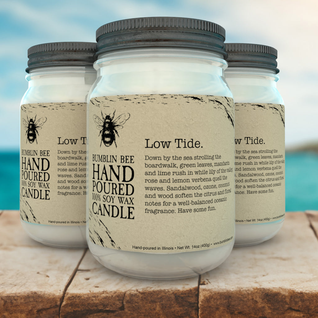 Low Tide Highly Scented Soy Wax Candle & Melts