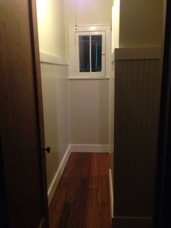 That restored walkway. Cedar, oak and vanilla, inspires Dressed in White.