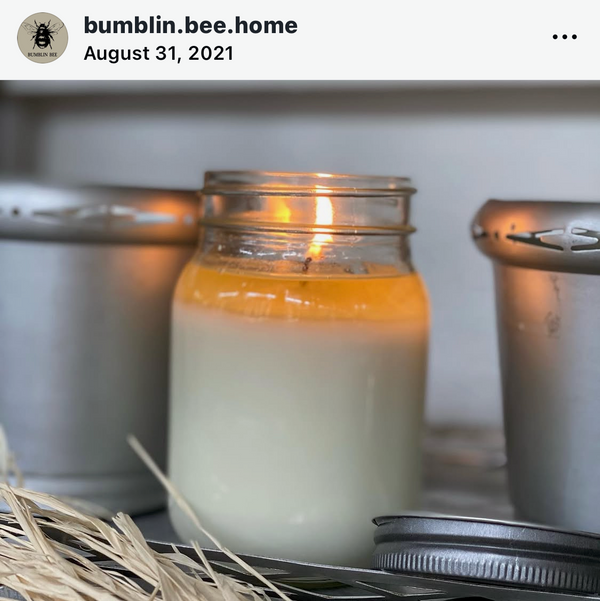 Our first candle test, August 31, 2021