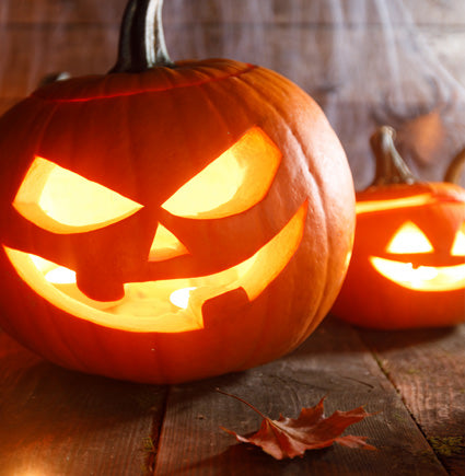 Jack O'Lantern Highly Scented Hand-Poured Soy Wax Candle & Melts